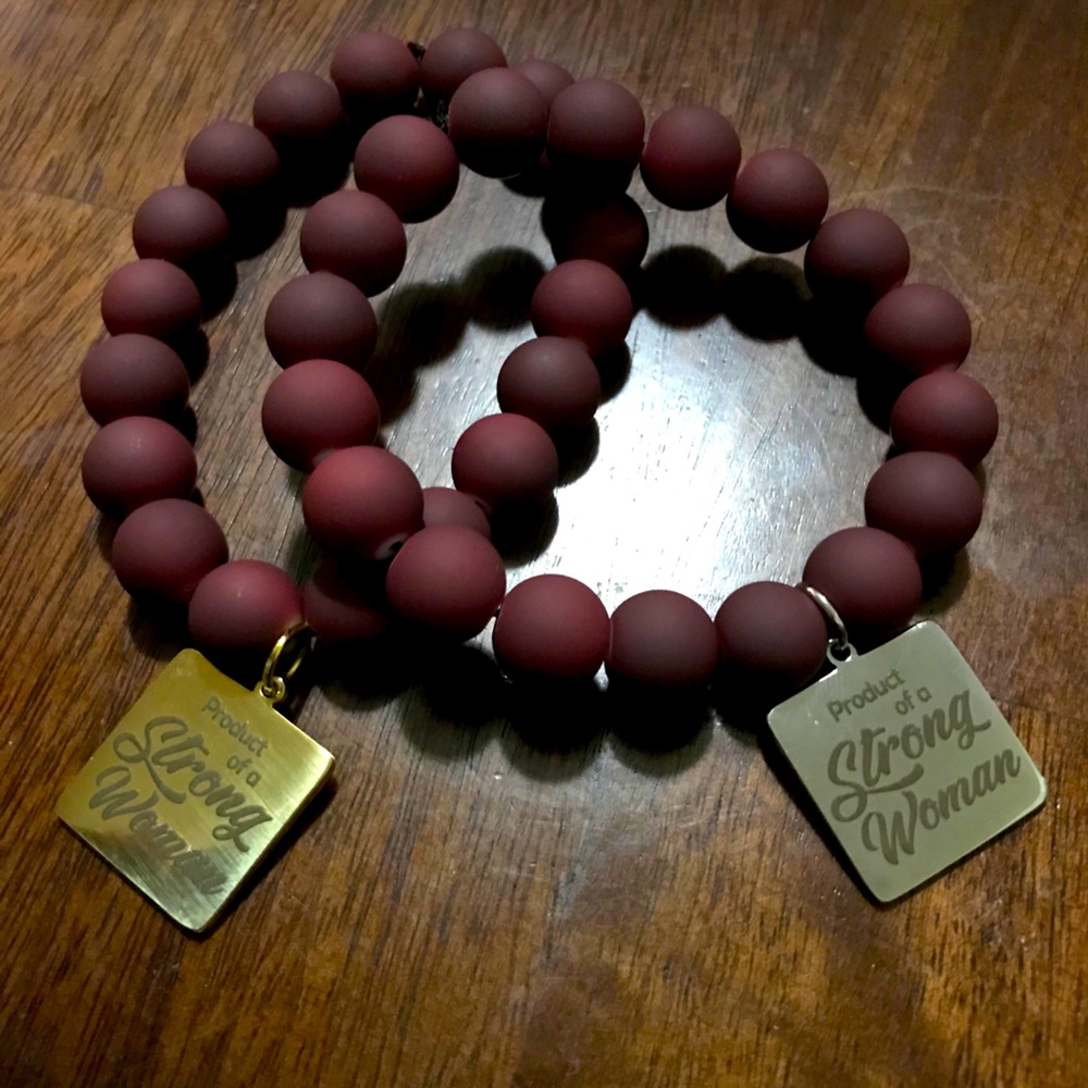 Beaded charm bracelets